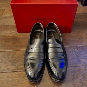 To Boot New York Devries Black Leather Penny Loafers Sz 11.5 Men